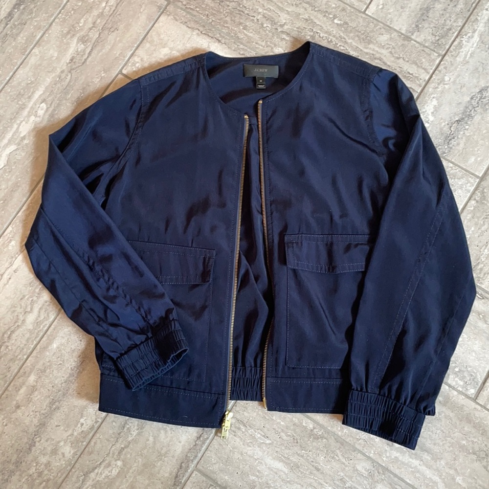 J Crew Womens zip up jacket.